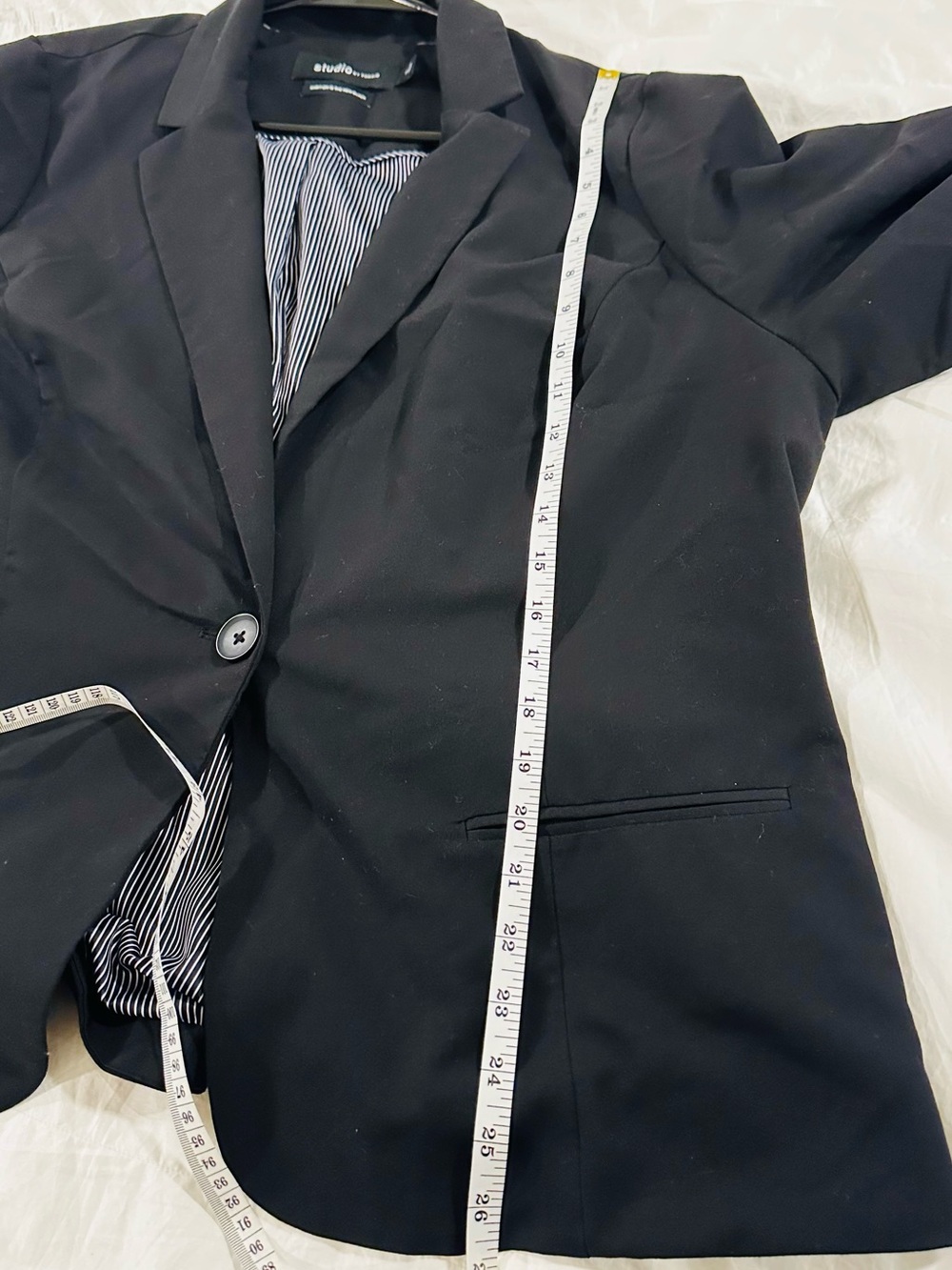 torrid Black Single-Button Women's Blazer Jacket - Picture 6 of 7